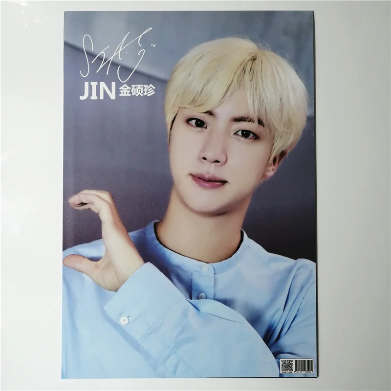 8 *(42x29 см) Новые плакаты Bangtan Boys Kim Seok Jin наклейки на стену подарки KPOP постеры Eat | Дом