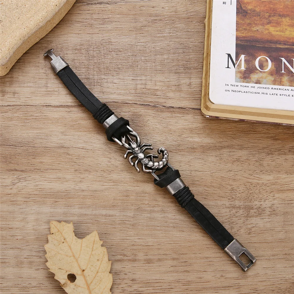 1 шт. мужской браслет из натуральной кожи | Украшения и аксессуары