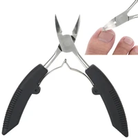 stainless steel ingrown toe nail clippers fingernail toenail cuticle scissors pedicure cutter dead skin remover manicure tool