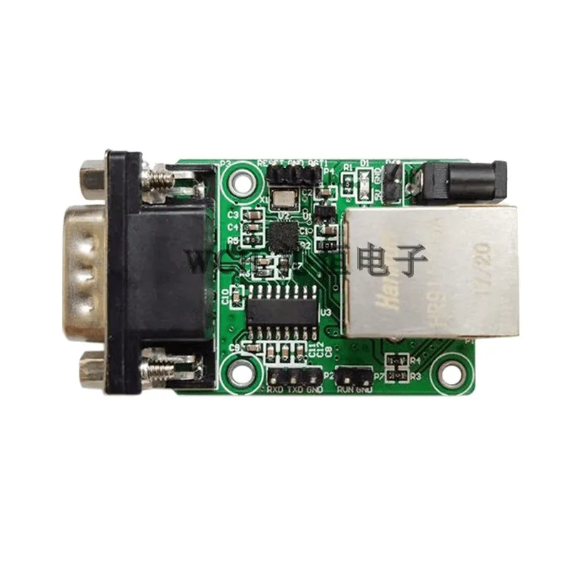 

Network to 232 serial port module 1OM Ethernet module RS232 serial port CH9120 transparent transmission module WCH