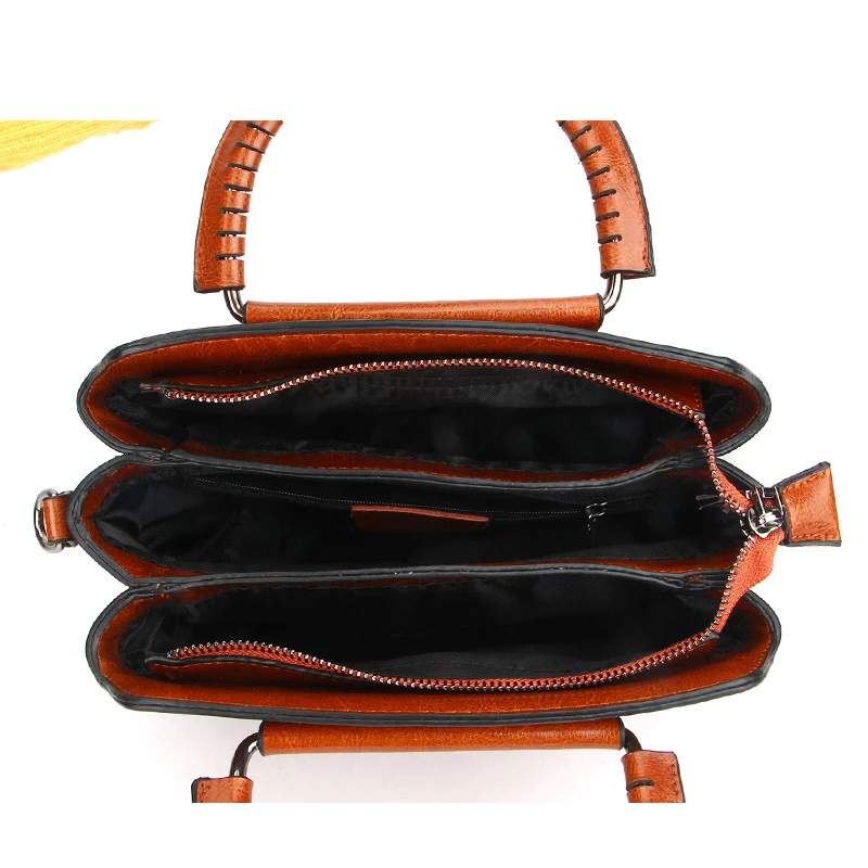 2019 натуральная кожаная сумка для дамы высокий Ёмкость сумки-шопперы женщин