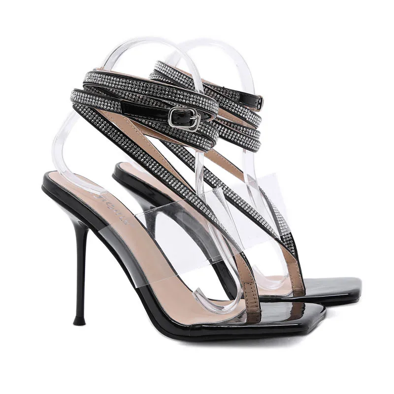 

Large Size Plastic Sandal Comfort Shoes for Women Suit Female Beige Summer Heels Flip Flops Platform Big Transparent Black Stile