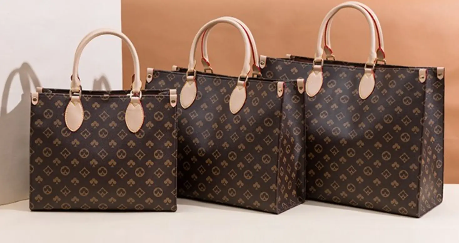 

ins Luxury PU Leather women gift shopping totes Bag Women's shoulder Bags Tote Handbags Large Capacity One-Shoulder Handbags