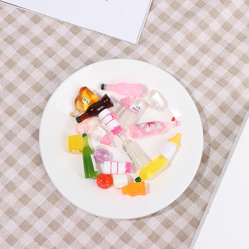 10 шт./пакет милый кукольный домик из смолы в случайном стиле имитация