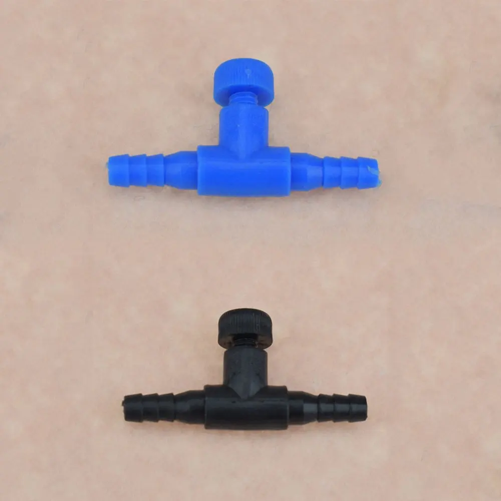 4 мм Т образный аквариумный воздушный линейный трубный соединитель пластиковый
