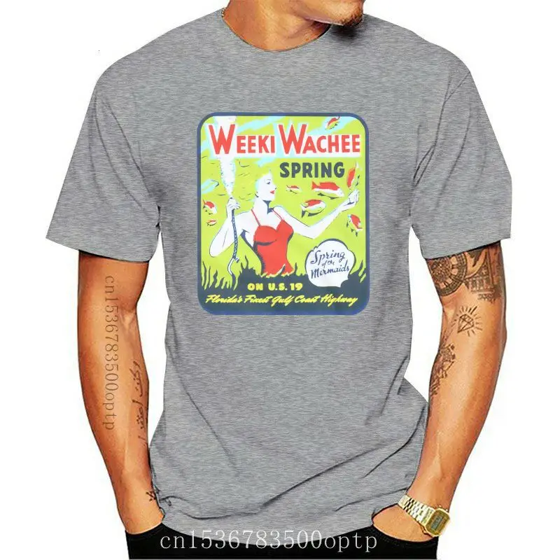 

Футболка для путешествий с надписью Weeki Wachee Florida