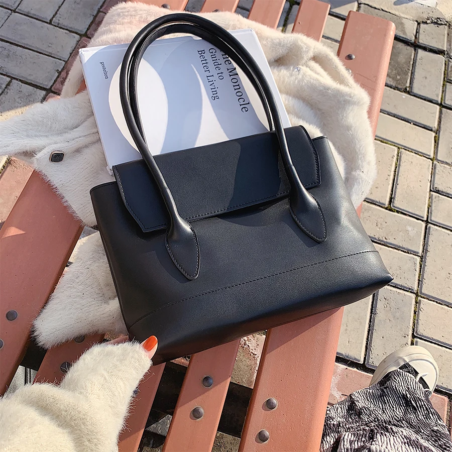 

Casual PU Leather Shoulder Bags Women's Handbag Designer Large Capacity Handbags High Quality Travel Tote Hand Bags Women 2021