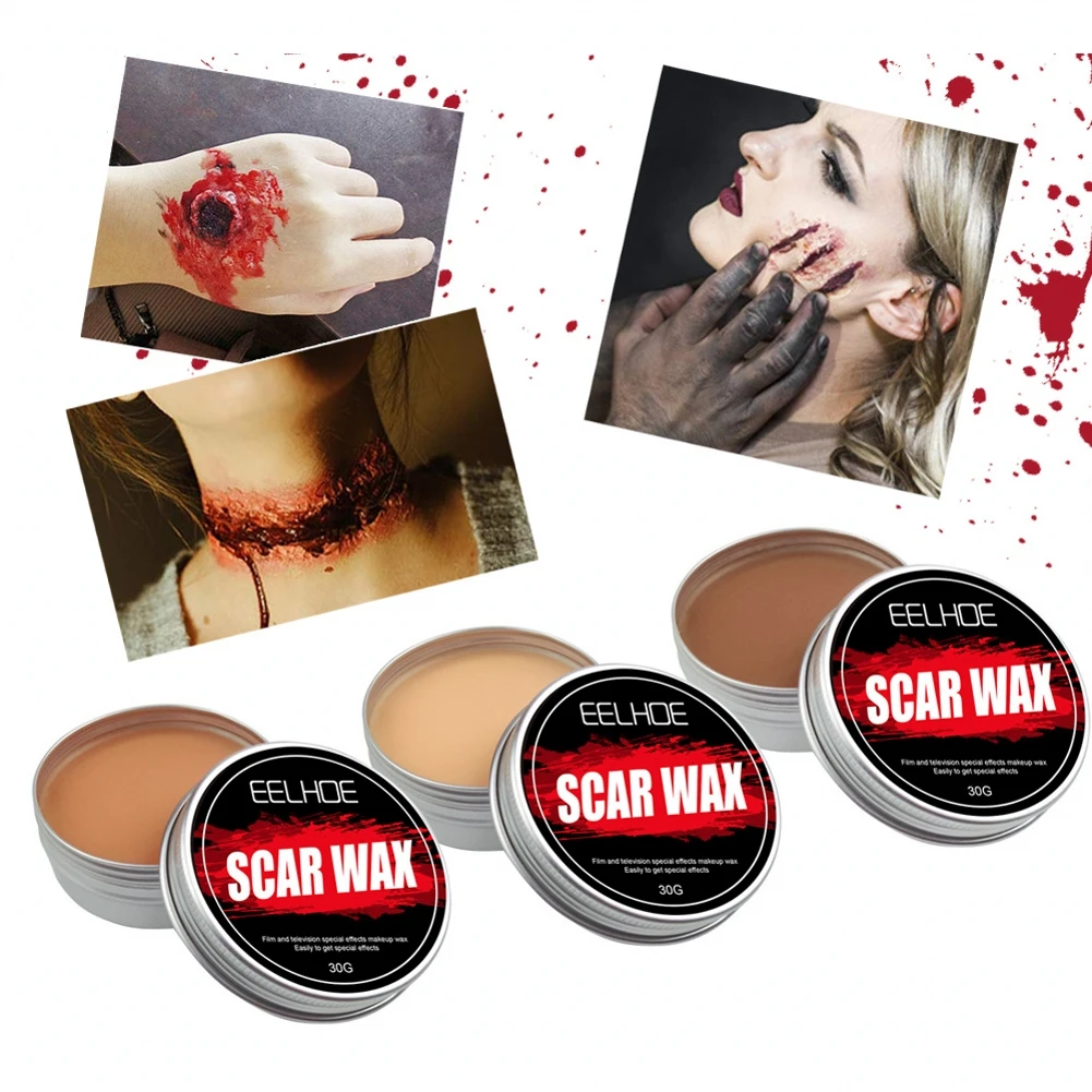 Имитация шрама рана кожа пленка для макияжа спецэффекты искусственная воск тело