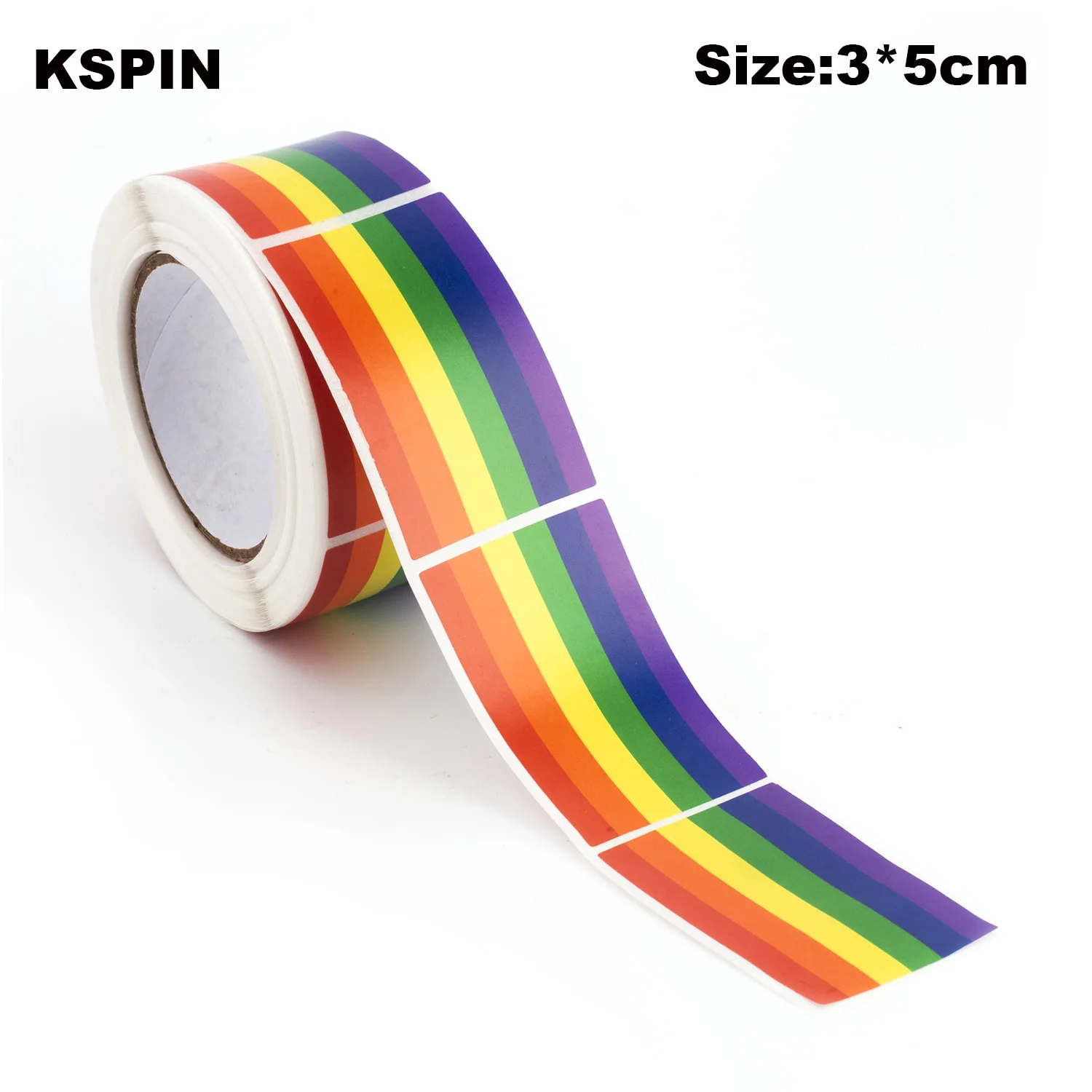 

250PCS Stickers 3*5CM Gay Pride LGBT Paper Sticker Label Packaging Seals Crafts Favor Tag Toppers Labels