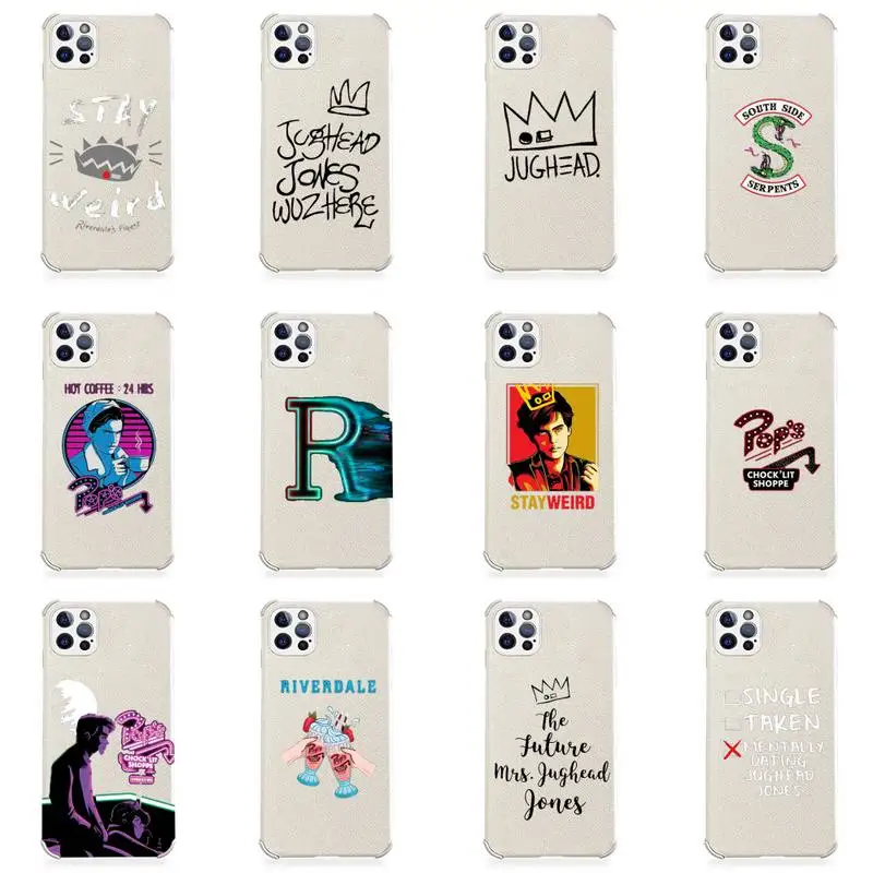 

tV Riverdale Southside Serpent Phone Case Lambskin Leather For iphone 12 11 8 7 6 XR X XS PLUS MINI PLUS PRO MAX Shockproof