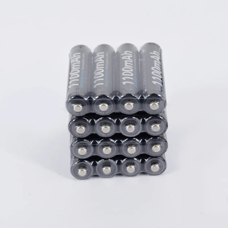 Тип 16 шт экологически чистые батареи Ni-MH 1,2 V 1100mAh AAA аккумуляторная батарея для игрушечных часов пульт дистанционного управления камерой