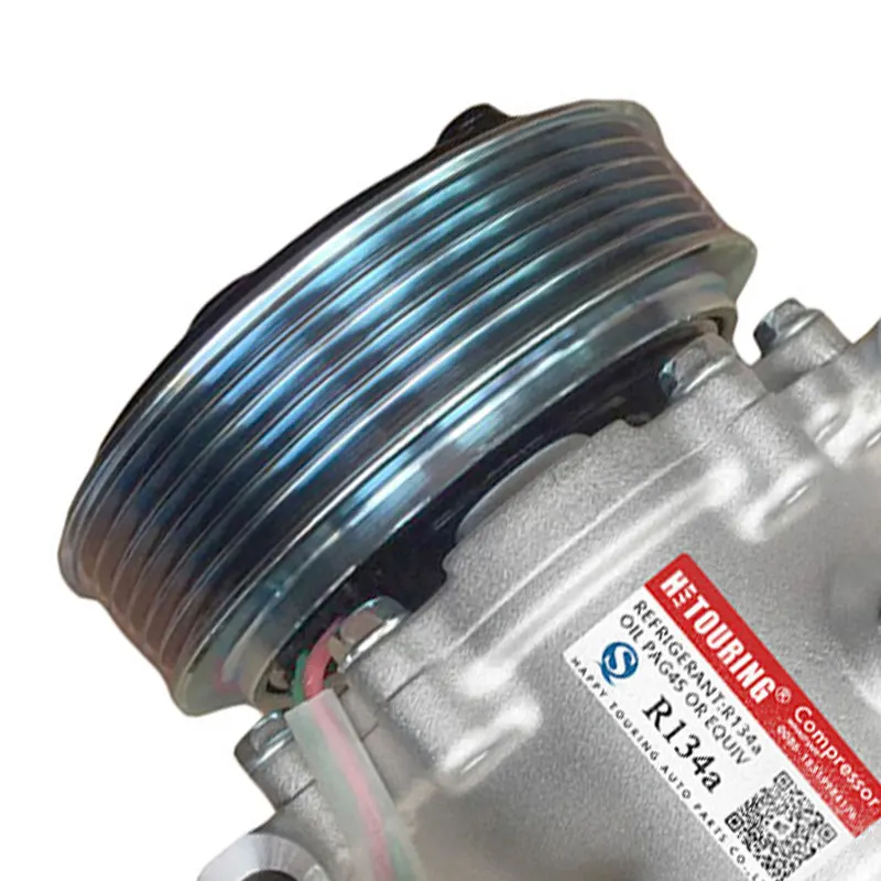 Компрессор кондиционера Sanden 6V12 для Citroen C2 C3 Peugeot 206 307 9655191680 9684480480 9800822280 1450 1908 1449 1450F