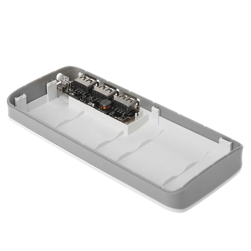 

5V 2.1A 3 USB Power Bank Charger Step Up Boost Module + 18650 Li-ion Shell Kit