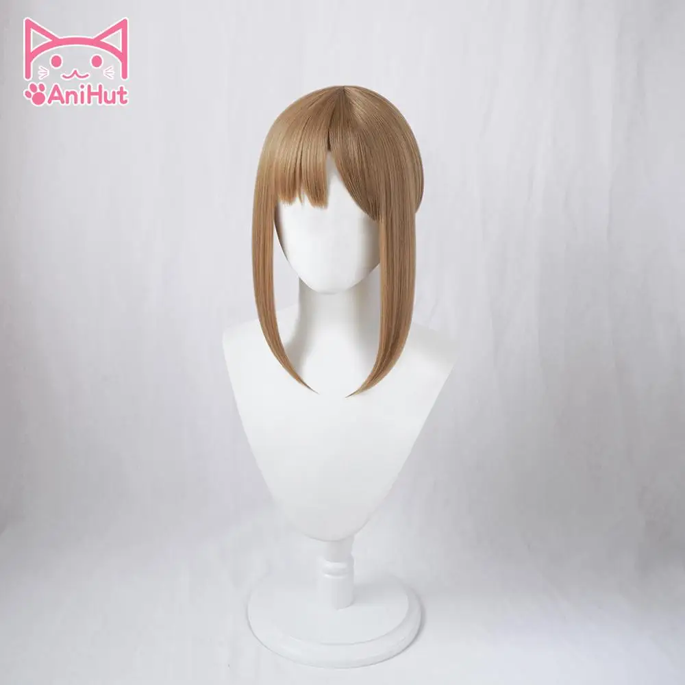 [Anihut】reisalin Stout Ryza Wig Game lier Ryza: Ever Darkness &amp секретное укрытие косплей волосы Reisalin Cosplay |