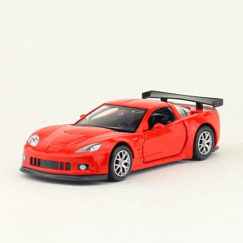Simulation 1:36 Corvette C6 alloy car model,die-cast metal door pull back children's toy model,boy birthday gift,free shippin