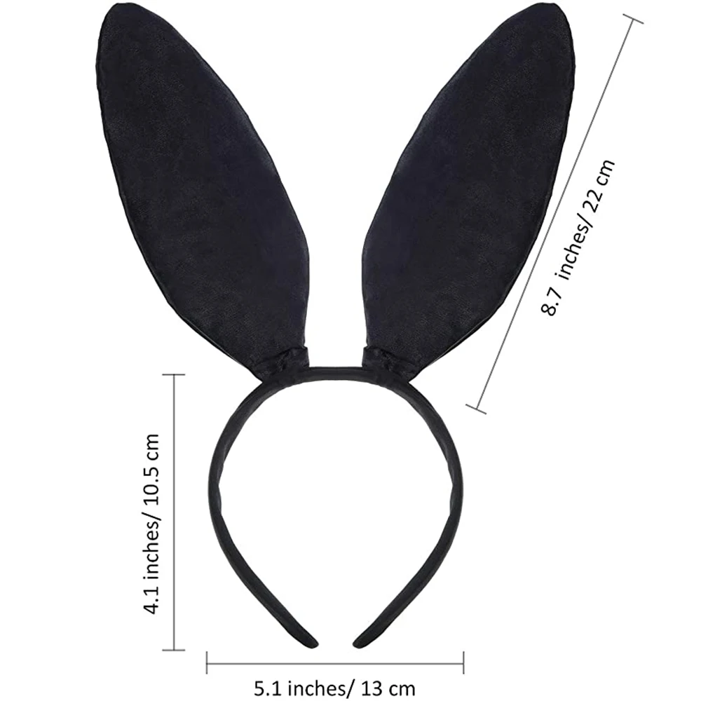 1 Pcs Bunny Ears Headband Rabbit Ear Hairband Masquerade Costume Accessories For Halloween Christmas Party | Красота и здоровье