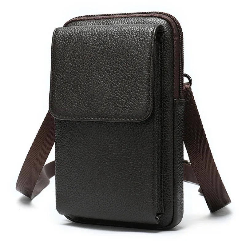 Сумка мессенджер Heuptas Мужская из натуральной кожи| |