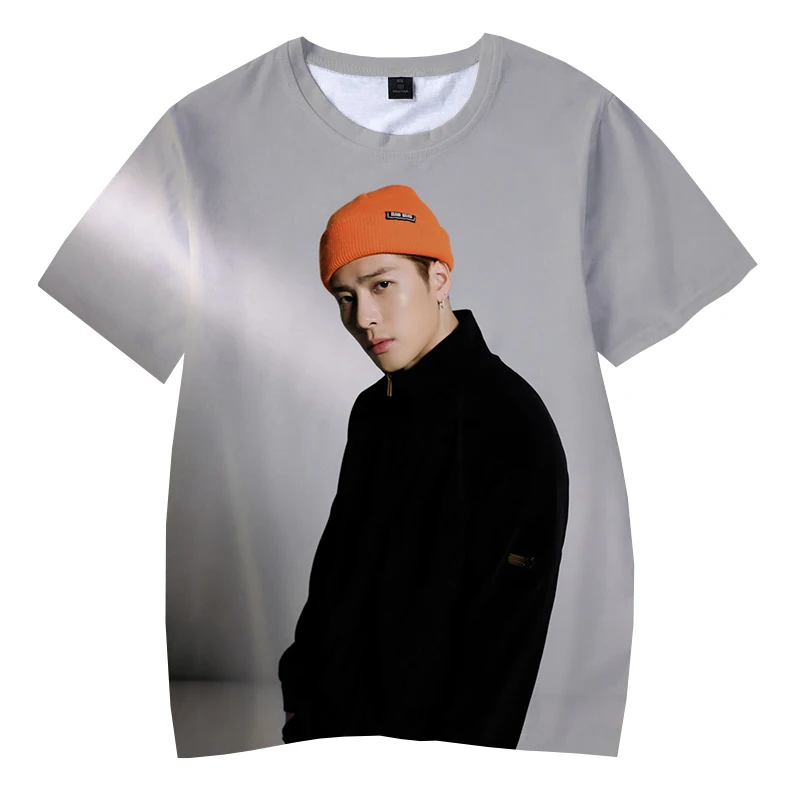 

Jackson Wang 3d Print T-shirt Unisex Round Neck Casual Hip-hop Sweatwear Kpop GOT7 Men Women Fashion Oversize Tee Tops 2XL-5XL