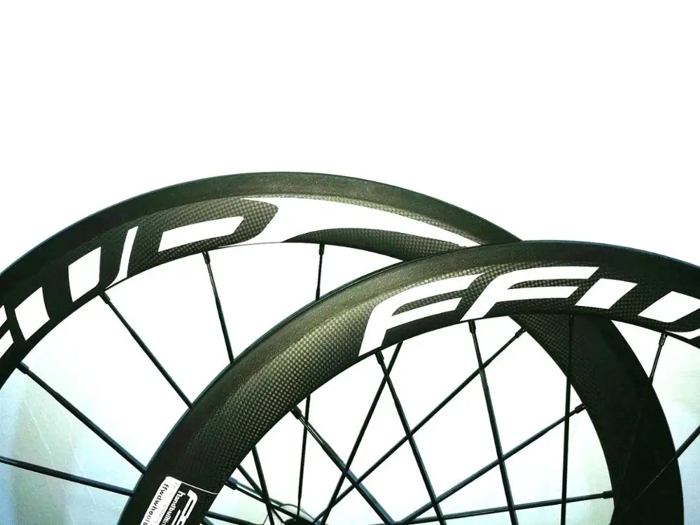 

1Pair New 38mm Clincher/tubular 700c rim Road bicycle 3K UD 12K full carbon fibre bike wheels with Painting