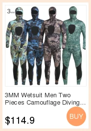 NEW Hooded Scuba Diving Jacket Men Windproof Rubber Spearfishing Swimming Fishing Jumpsuit Wetsuit
