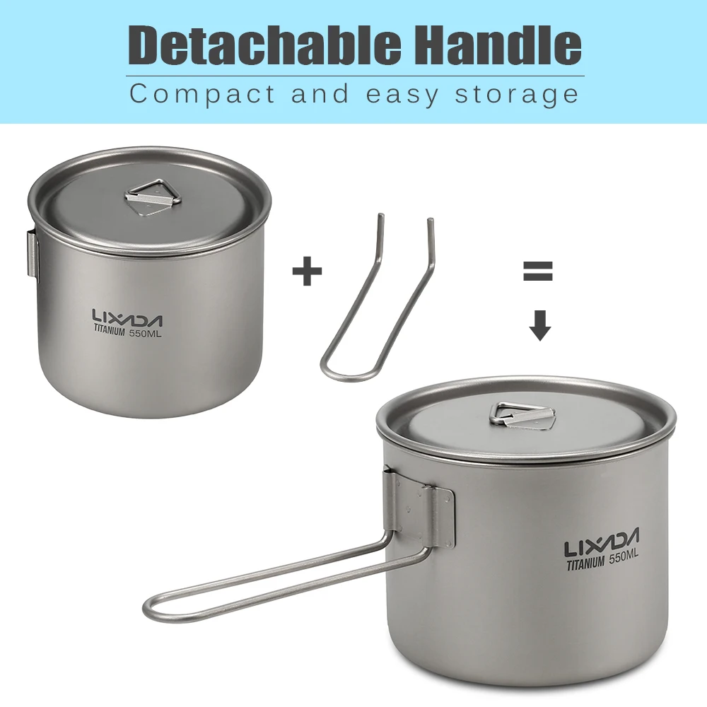Уличная посуда Lixada кухонная утварь для пикника плита кемпинга 750 мл походный