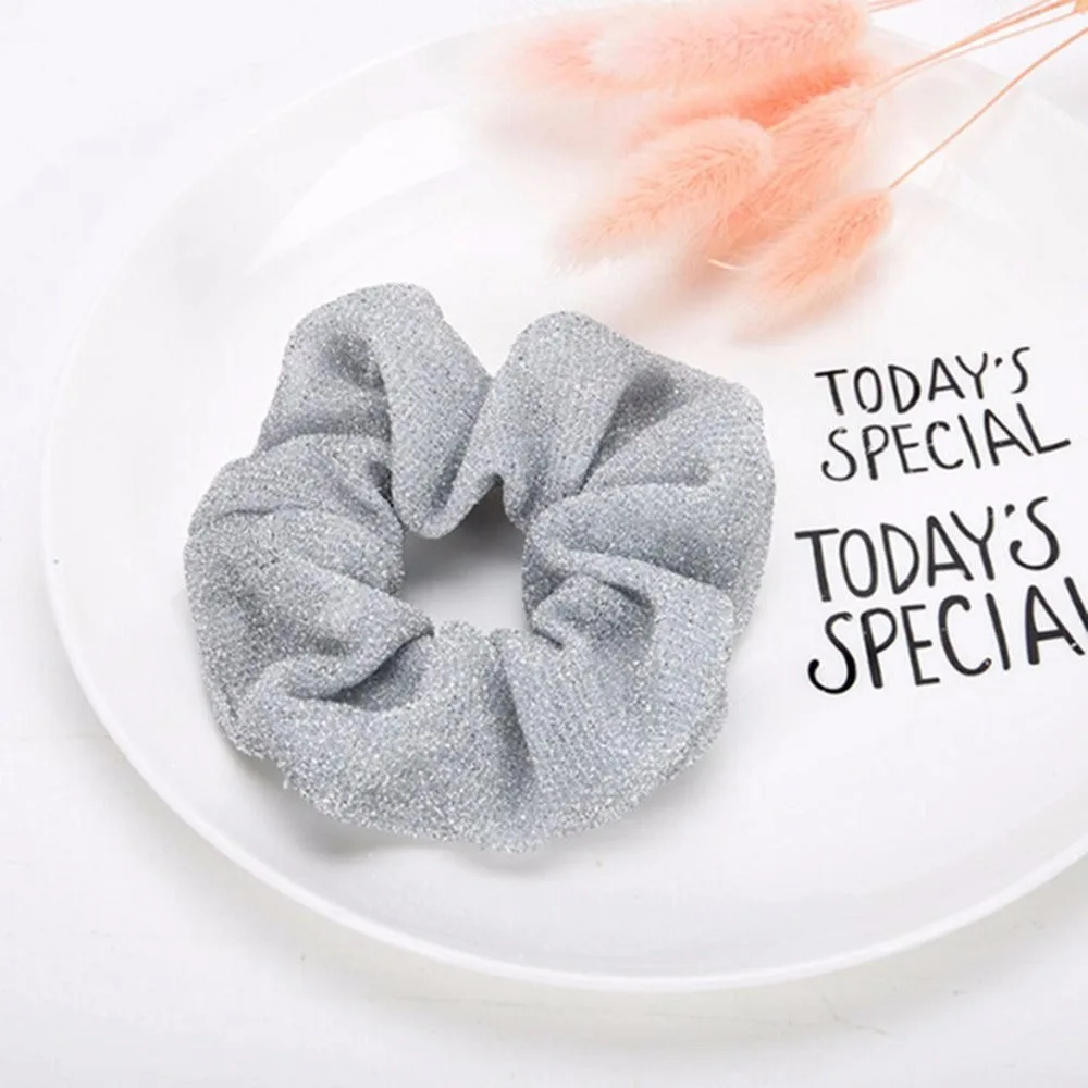 Женские резинки для волос большого размера блестящие эластичные Женская резинка