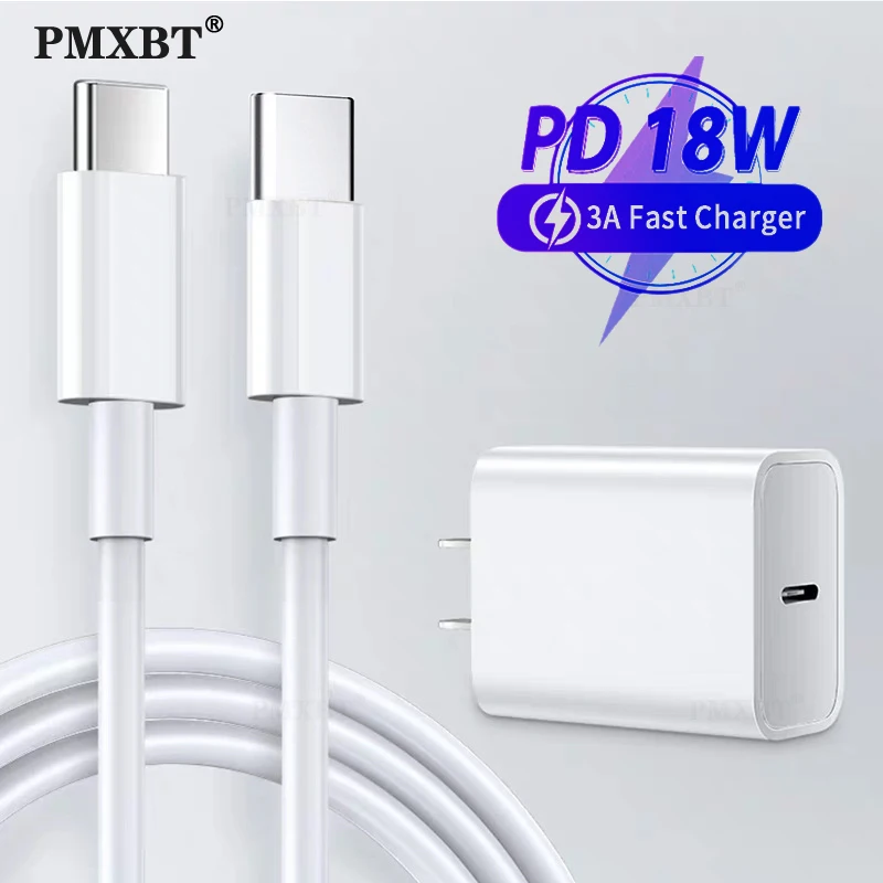 Зарядное устройство USB PD для Xiaomi Redmi Note 9 Pro 18 Вт сетевое зарядное ЕС США