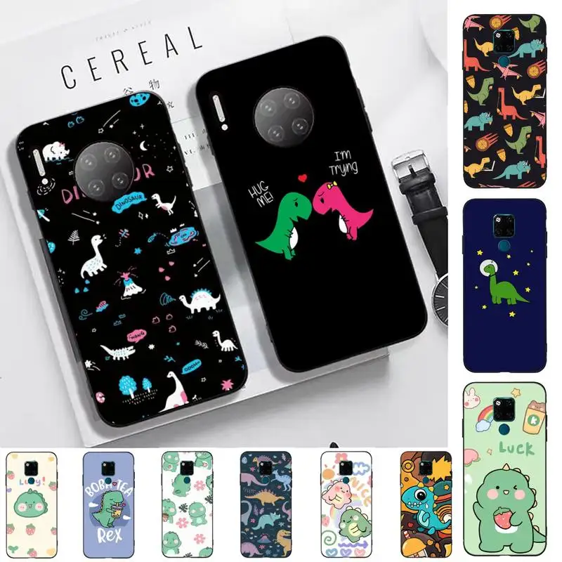 

Yinuoda Cute Dinosaur Baby Fashion Phone Case for Huawei Mate 20 10 9 40 30 lite pro X Nova 2 3i 7se