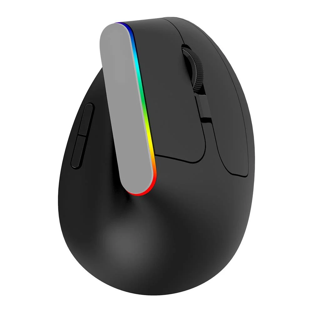 Wireless Mouse Ergonomic Vertical 6 Buttons Gaming Mouse RGB 1600 DPI Optical Mice With For PC Laptop