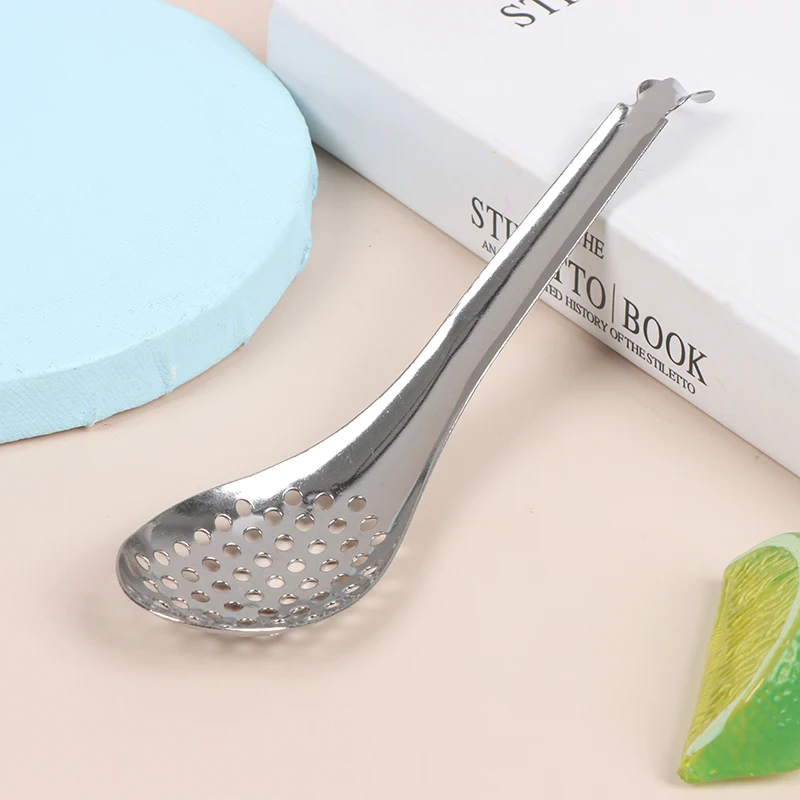 

56 Holes Molecular Cuisine Caviar Spoon Colander Egg Yolk Caviar Colander