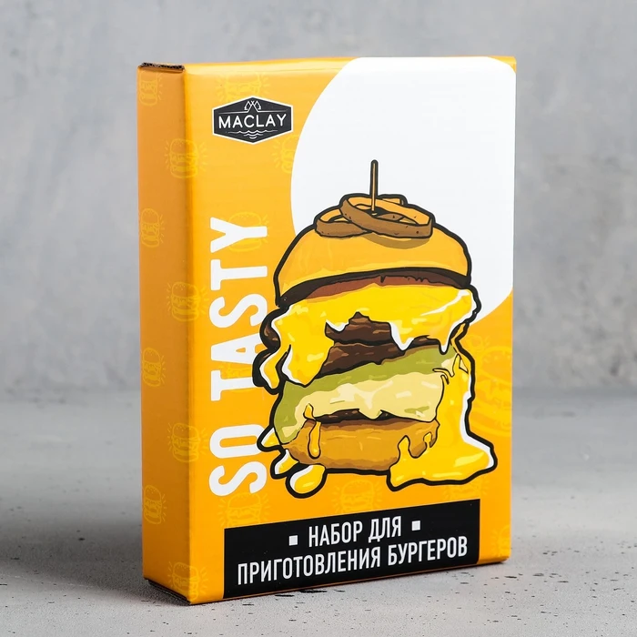 Набор для приготовления бургеров So tasty: кисточка форма рецепты |