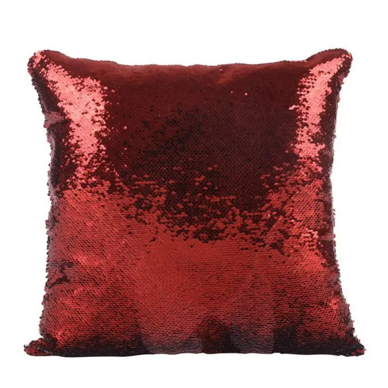 40x40cm Shining Sequins Pillow Color Changing Case Magical Pillowcase Cage Sofa Cushion Cover Home Bed Decor | Дом и сад