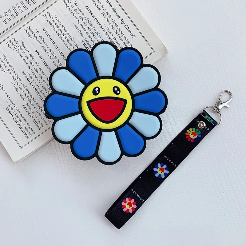 Кошелек для монет с подсолнухами милые забавные мягкие кошельки ключей из