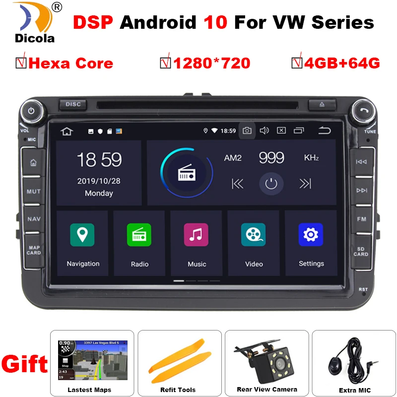 8 &quotAndroid 10 PX6 DSP автомобильный DVD для VW POLO GOLF 5 6 PASSAT B6 CC JETTA TIGUAN TOURAN EOS SHARAN SCIROCCO CADDY с GPS