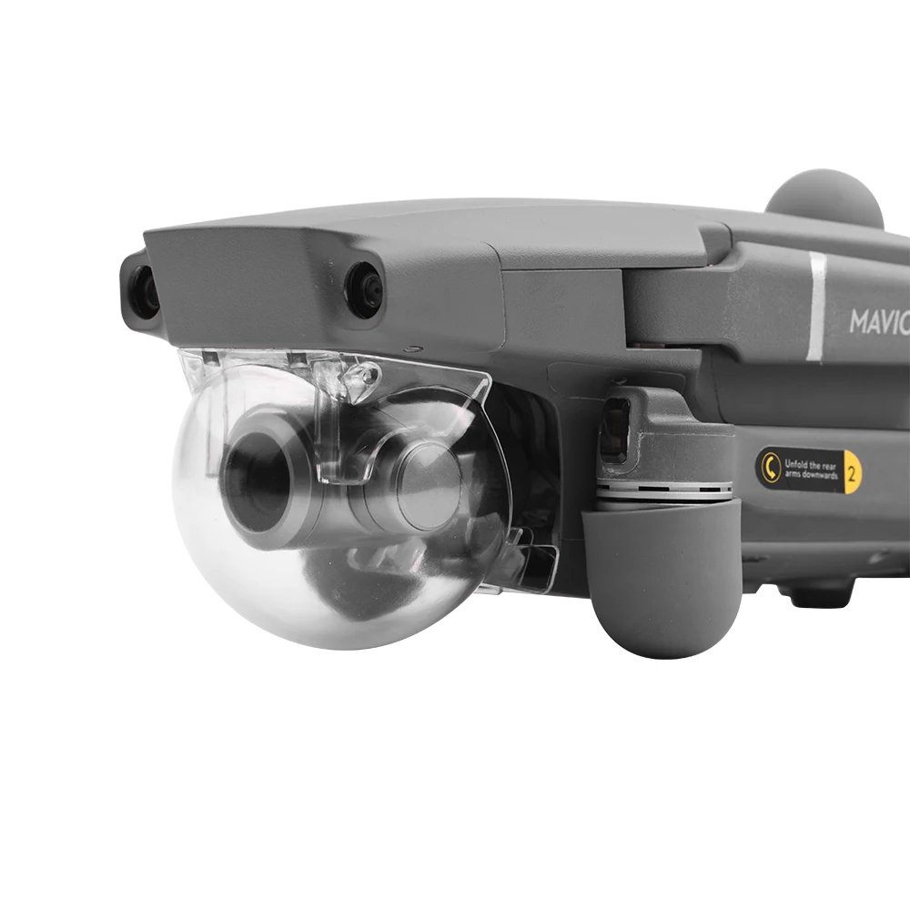 

Новинка, прозрачная Защитная крышка для объектива камеры из АБС-пластика HD Gimbal, защита от солнца для дрона DJI MAVIC 2 PRO/Zoom