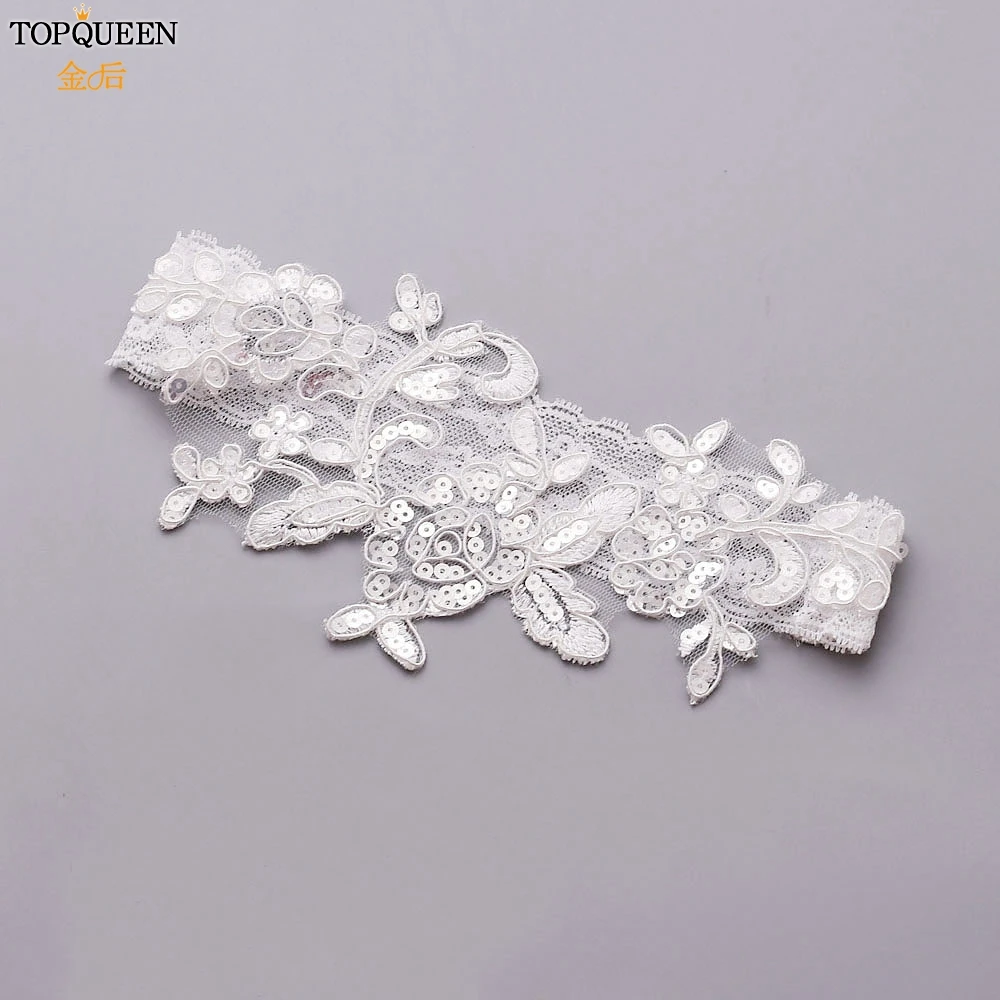 Женские Сексуальные Свадебные чулки с подвязками TOPQUEEN кружевные подвязки ремнем