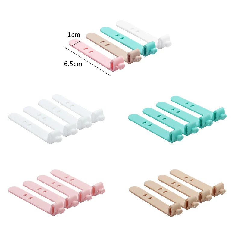 

Dropship 4pcs Multipurpose Desktop Phone Cable Winder Earphone Clip Charger Organizer Management Wire Cord Fixer Silicone Holder
