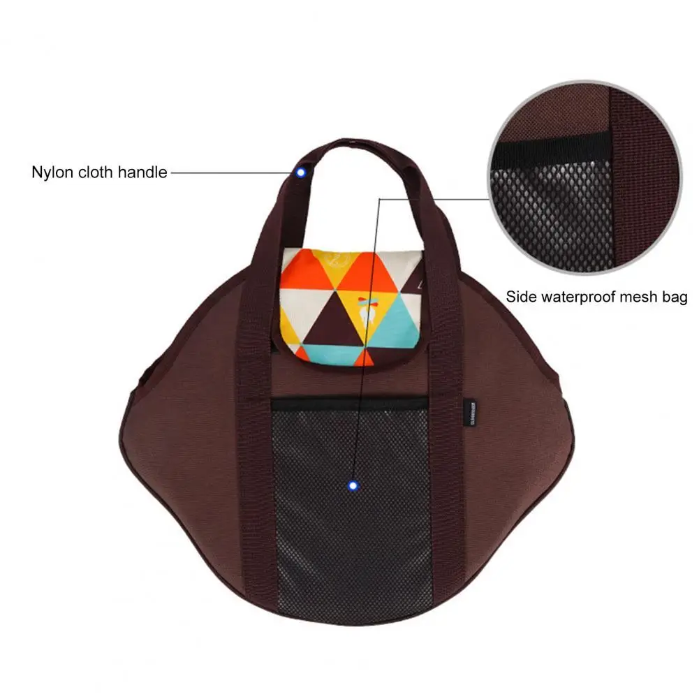 

Storage Bag Portable Space-saving Waterproof Cast Iron Skillet BBQ Pan Storage Pouch Camping Storage Bag