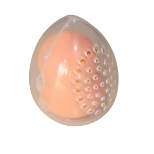 Органайзер для косметики в форме яйца, прозрачный, 1 шт., подставка для губки