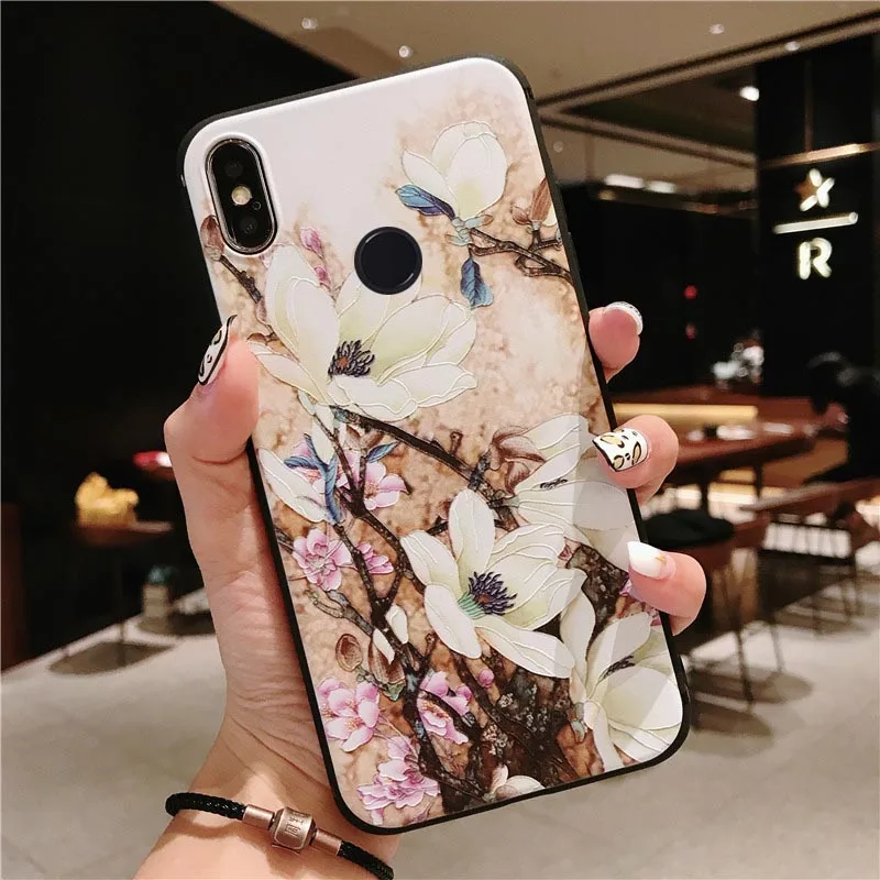 2 Объемный цветок чехол с тиснением для huawei y9 y6 y7 p10 p20 p30 lite рro mate10 20 30 honor 20 10i 9x 8x p smart чехол из мягкого ТПУ - Цвет: 2