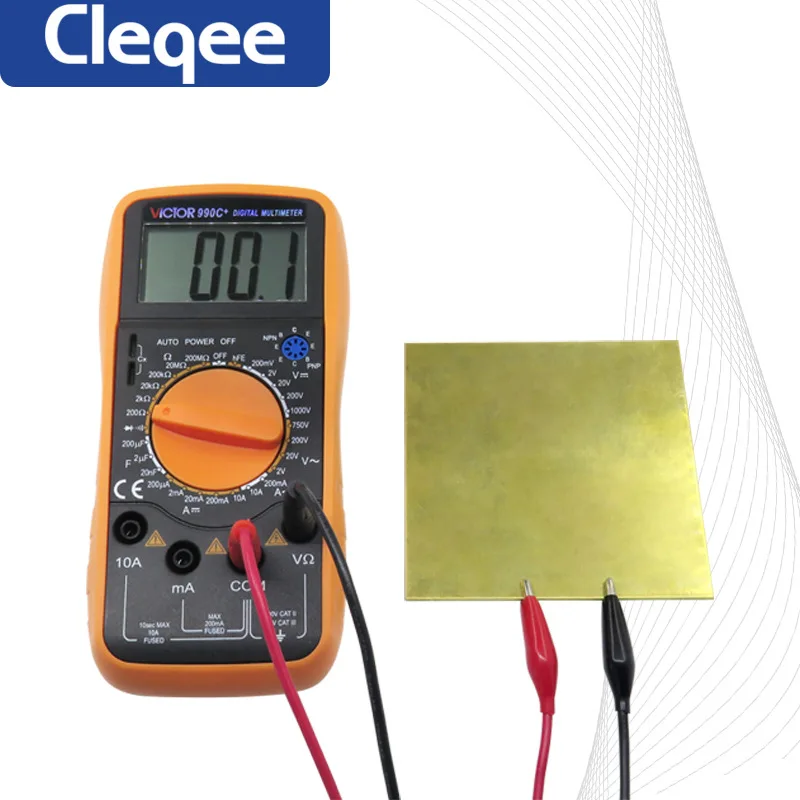 2 шт. Cleqee P1038 1 комплект двойной стежок Аллигатор тестовый зажим для зонда Кабель