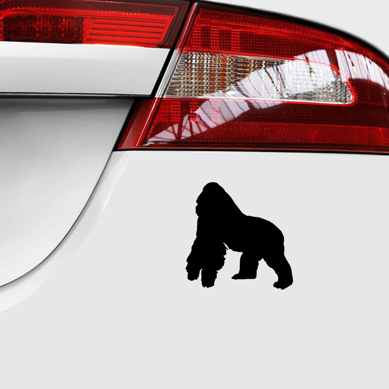 13*13 см Gorilla наклейки автомобильное окно для стенок бампера в виде обезьяны милые