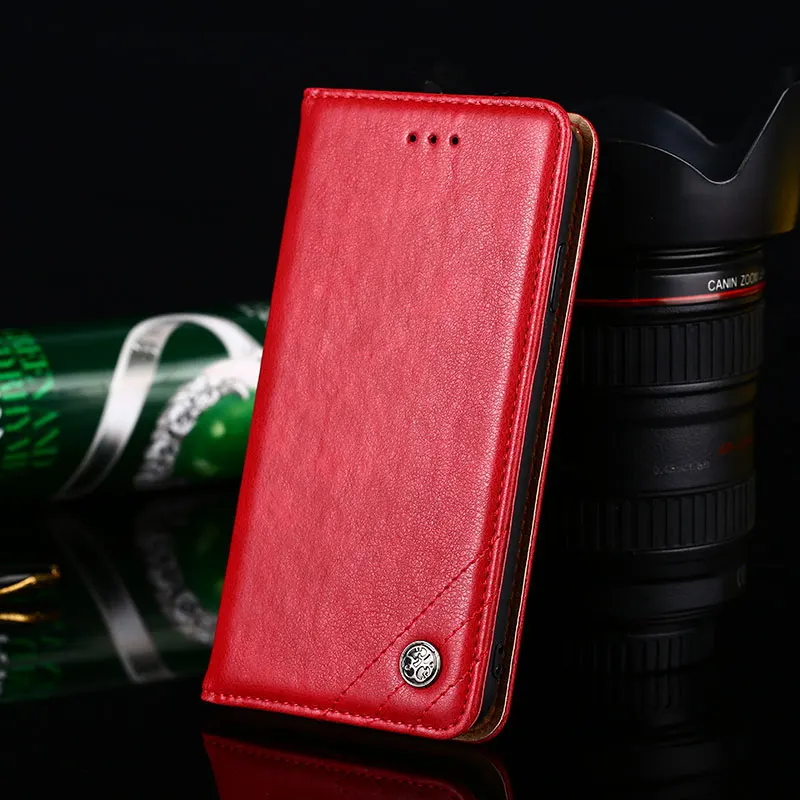 Case for Xiaomi Redmi 5 Plus Luxury Leather Flip cover Stand Card Slot Without magnets case funda | Мобильные телефоны и