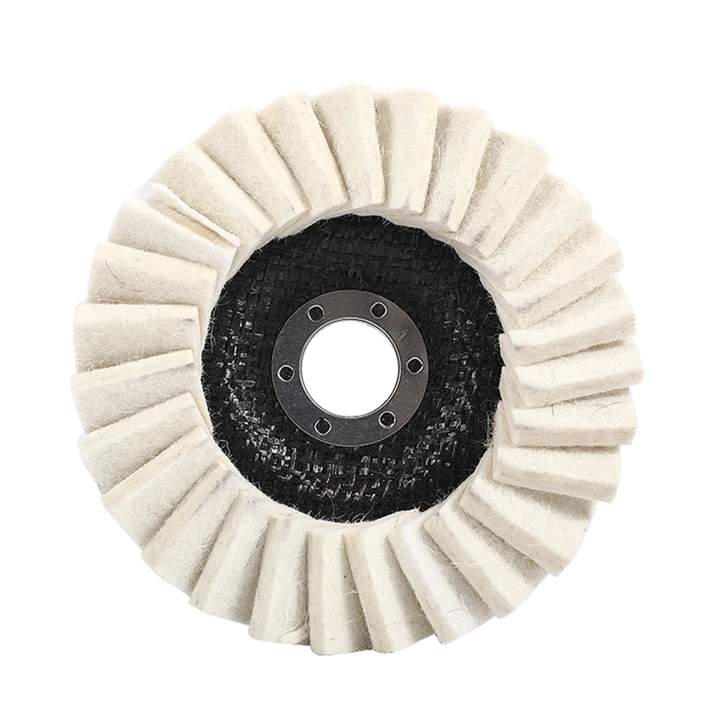 

1pcs 130mm Flap Disc Grinding Wheel Pads Durable Angle Grinder Wheel Felt Sanding Discs For Metal Marble Glass Ceramics Tools