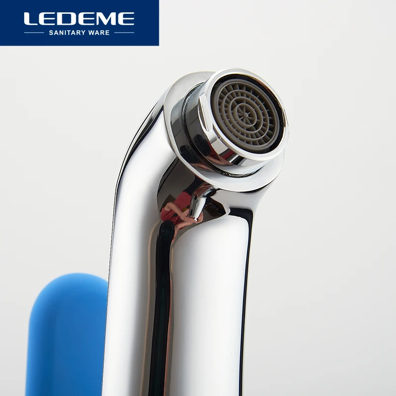 LEDEME Faucet L1053 Смеситель для умывальника Латунь Цвет: Хром|Смесители бассейна| |