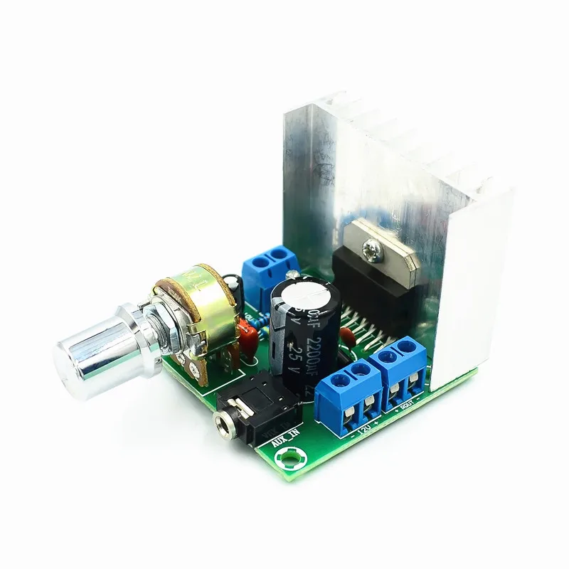 Двухканальная плата цифрового усилителя звука TDA7297 12 В переменного/постоянного