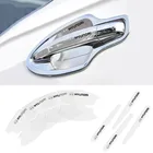 8 шт., автомобильные наклейки на дверную ручку, для Hyundai Tucson Elantra Creta IX25 IX35 Sonata Solaris Fe I30 Accent