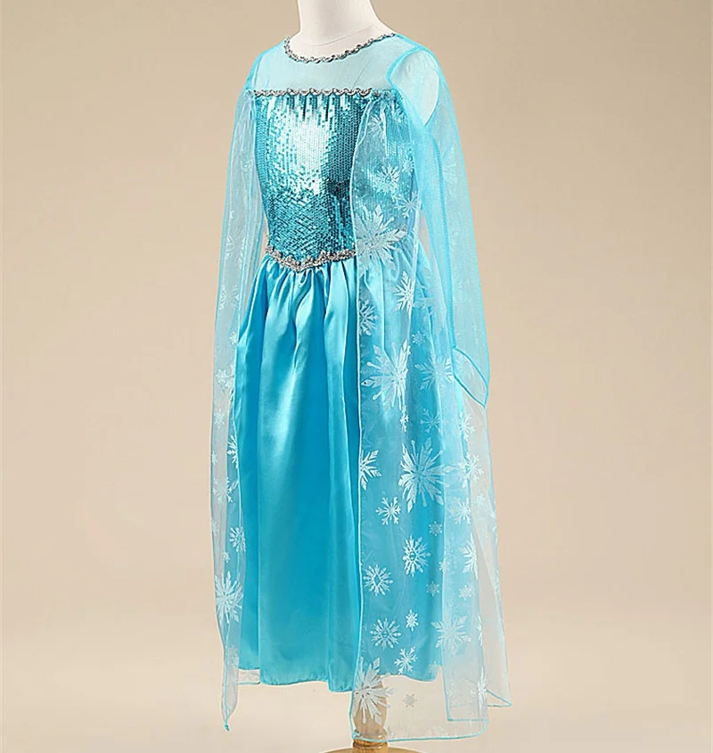 Autumn Long Sleeves Dresses Girls Little Princess Dress Kid's Party Girl Clothes Children Halloween Costumes 8T | Детская одежда и
