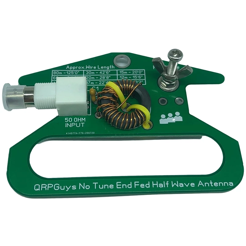 

DIY Portable No Tune End Fed Half Wave Antenna 50Ohm Single-Band 80M-10M End-Feed Half-Wave Linear Antenna