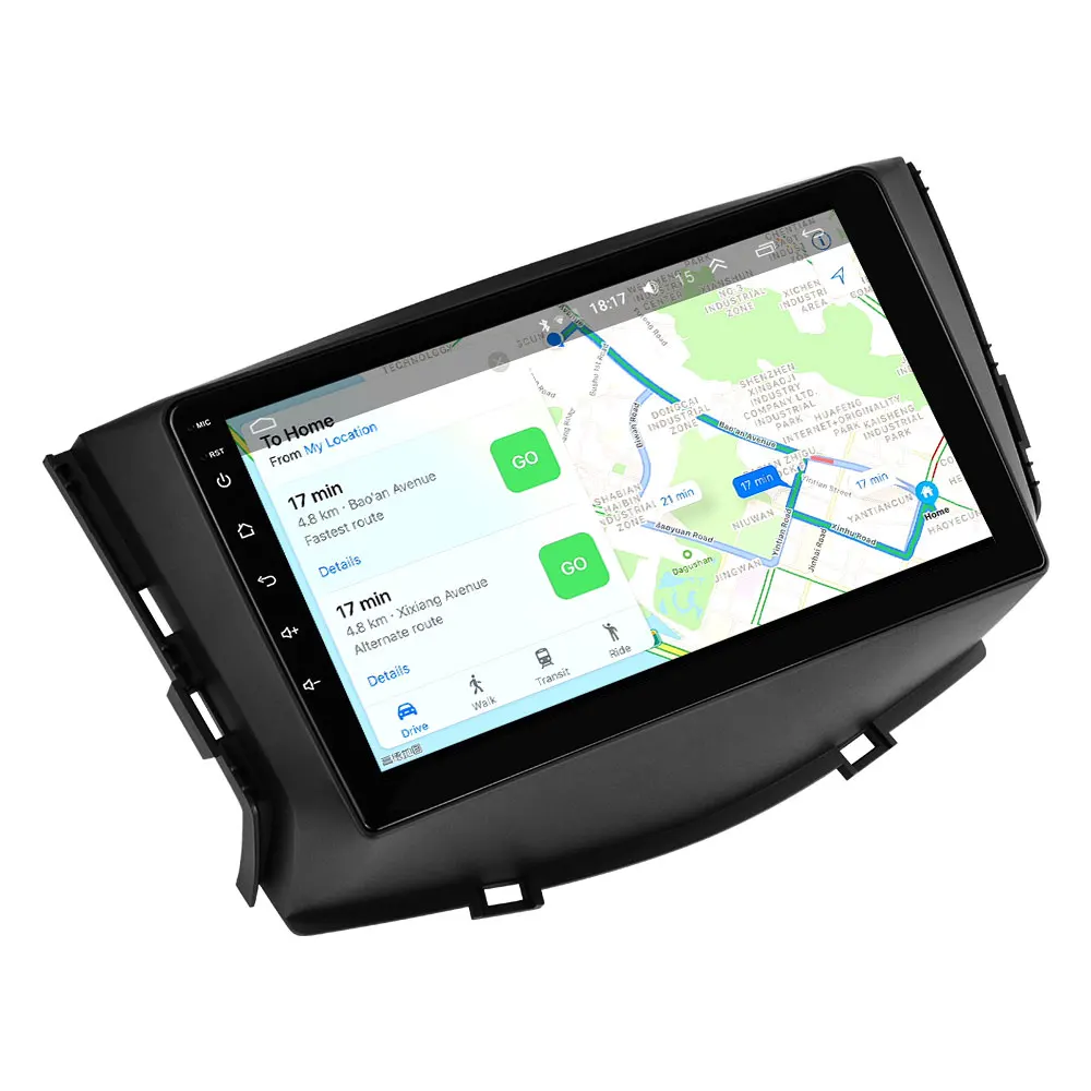 Автомобильный мультимедийный плеер EKIY 9 дюймов 2.5D IPS Android DVD Gps для Lifan X60 2012- 2016